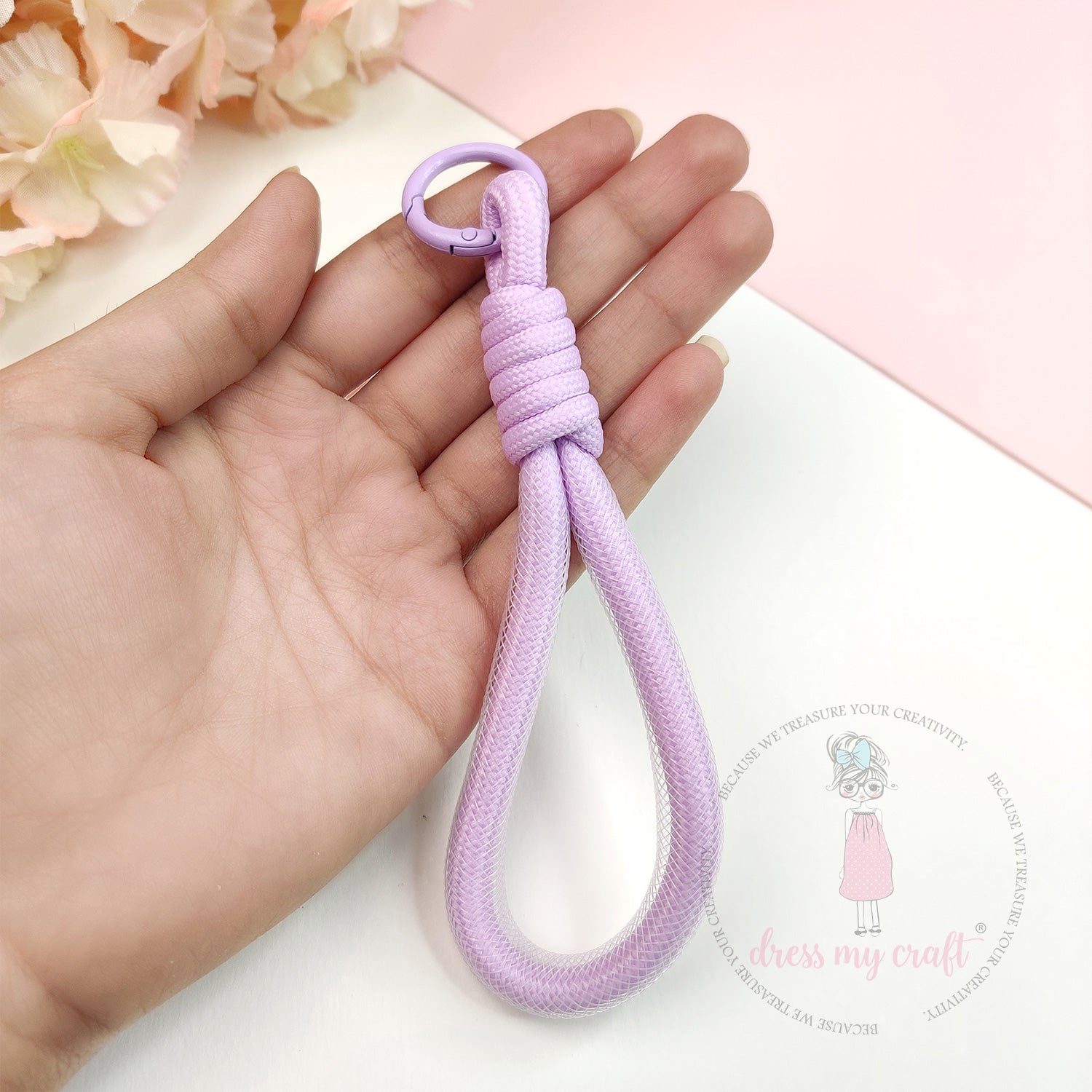 Braided Rope Keychains Purple - Vol 2