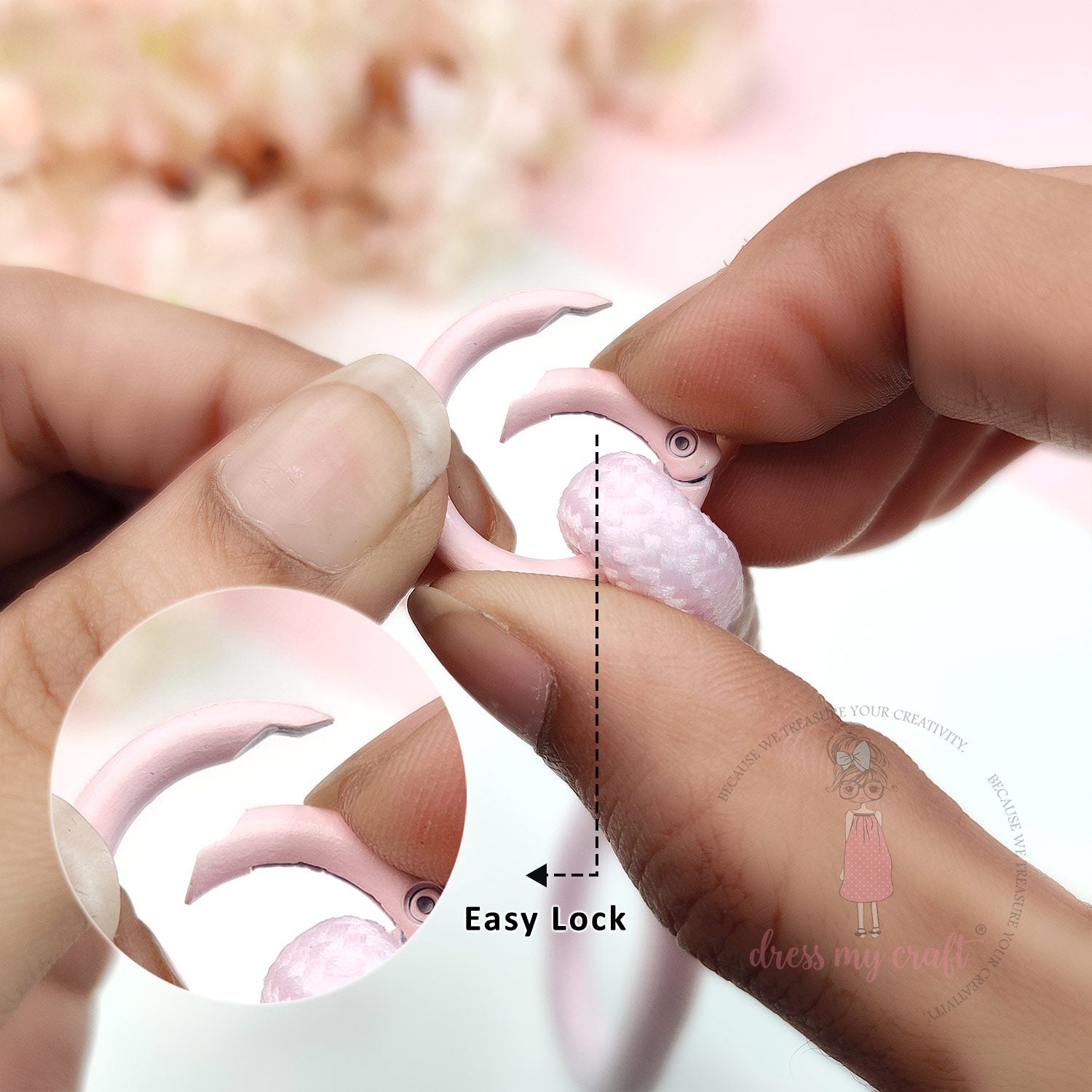 Braided Rope Keychains Baby Pink - Vol 2