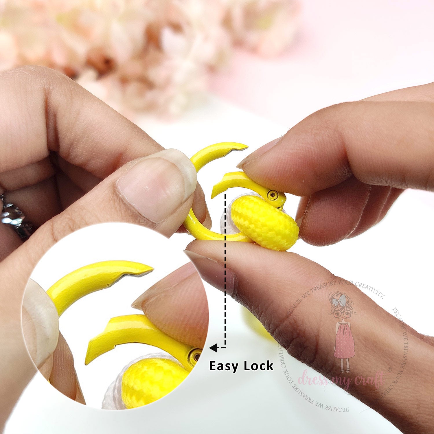 Braided Rope Keychains Yellow - Vol 2