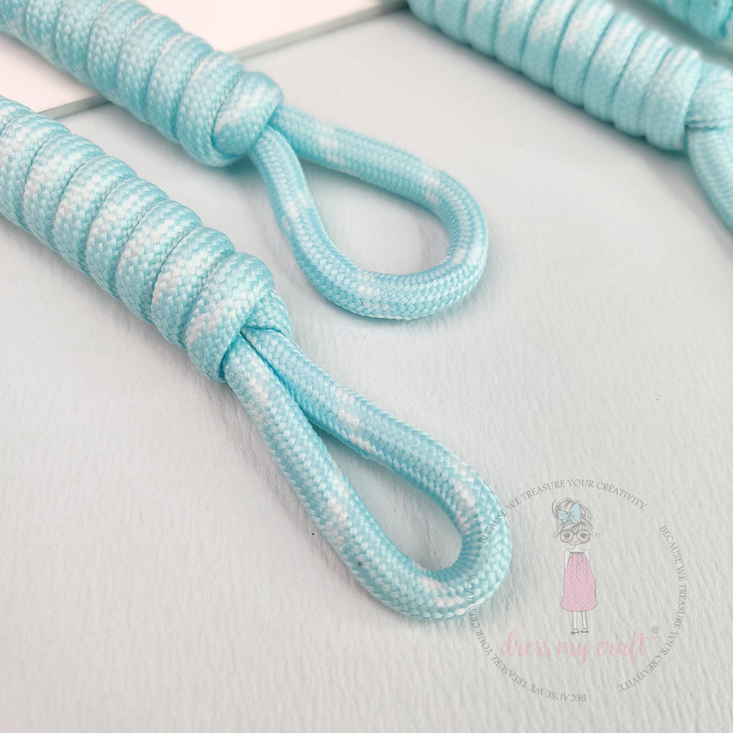 Braided Knot Rope - Baby Blue