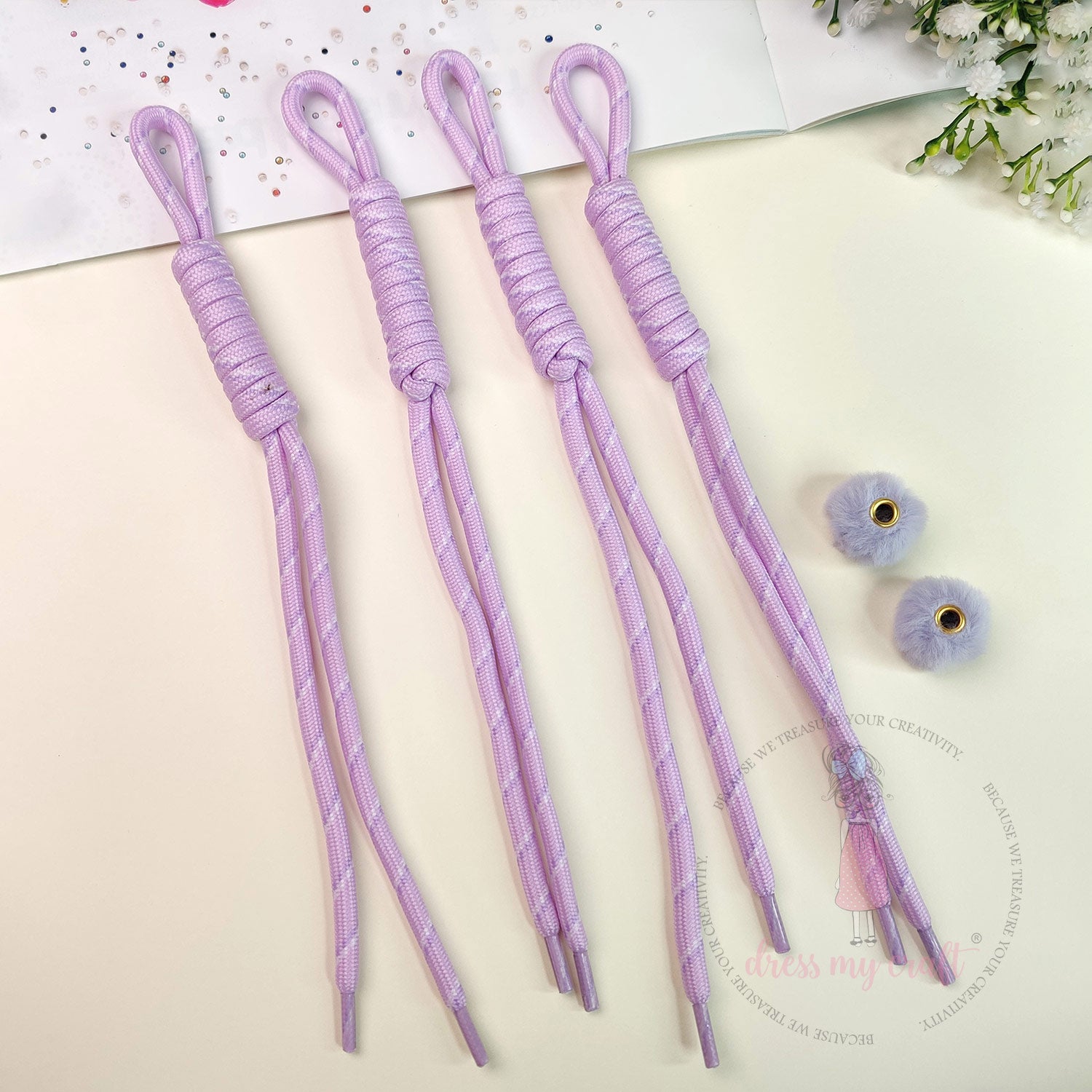 Braided Knot Rope - Lavender