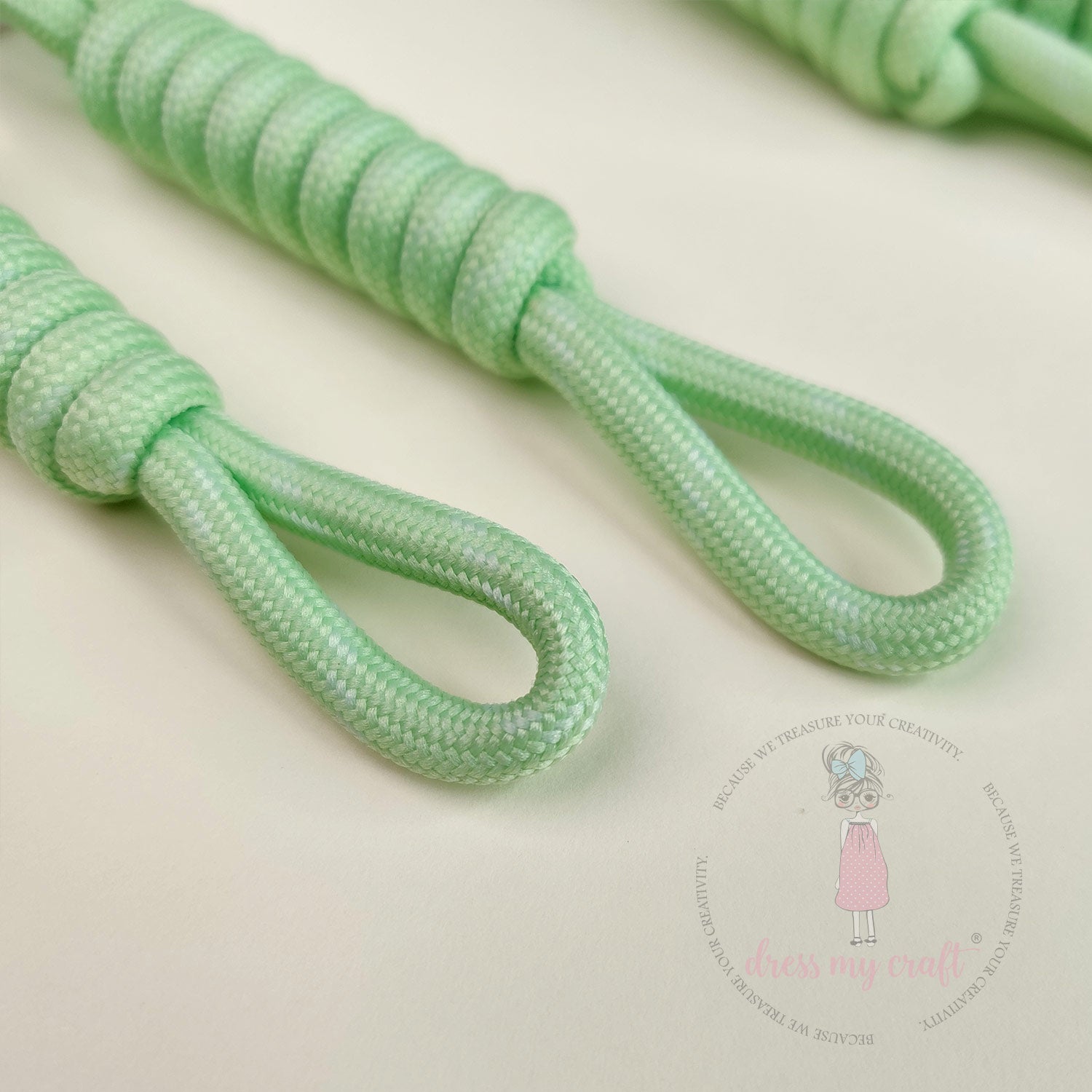 Braided Knot Rope - Pale Green