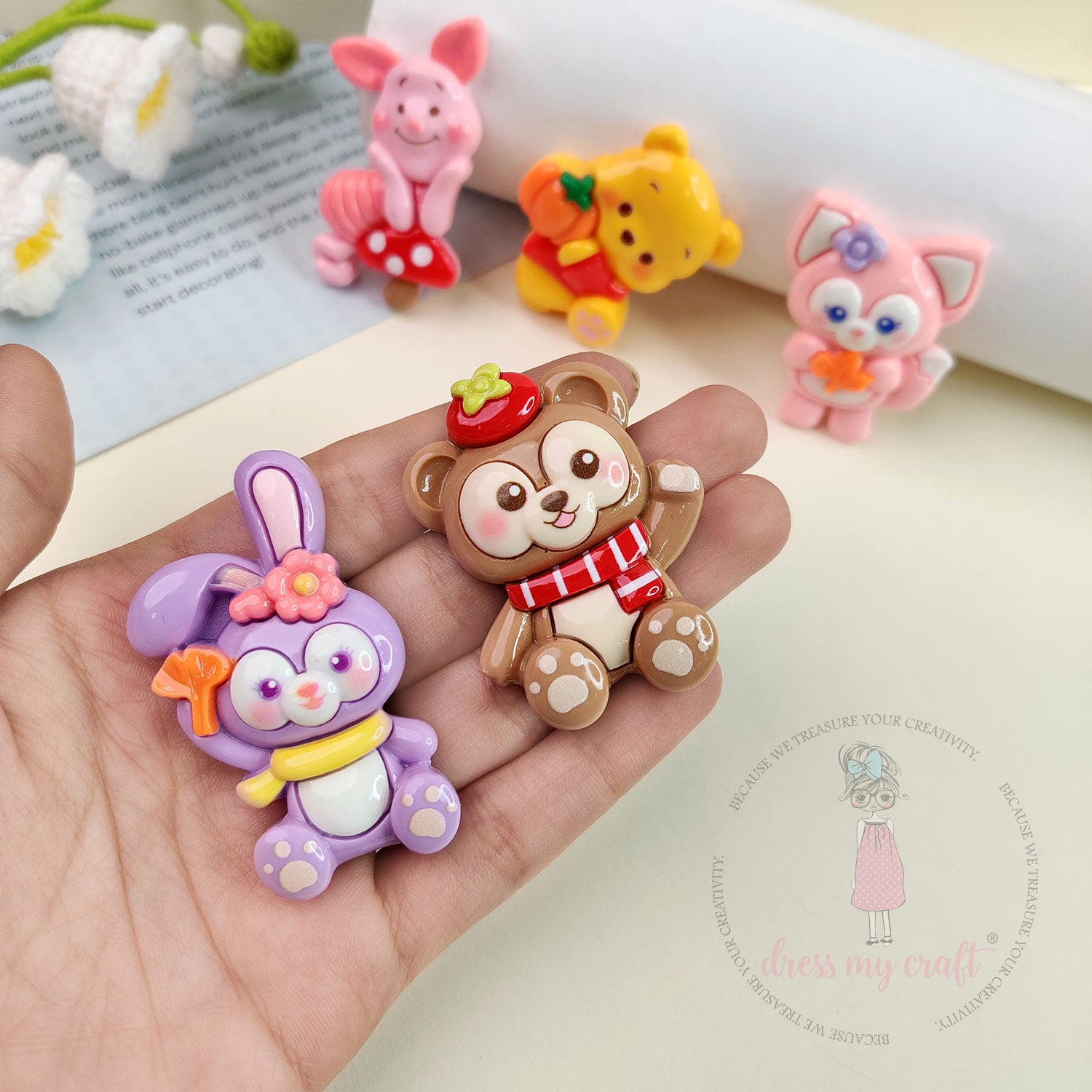 Disney Series Characters Flatback Cabochons