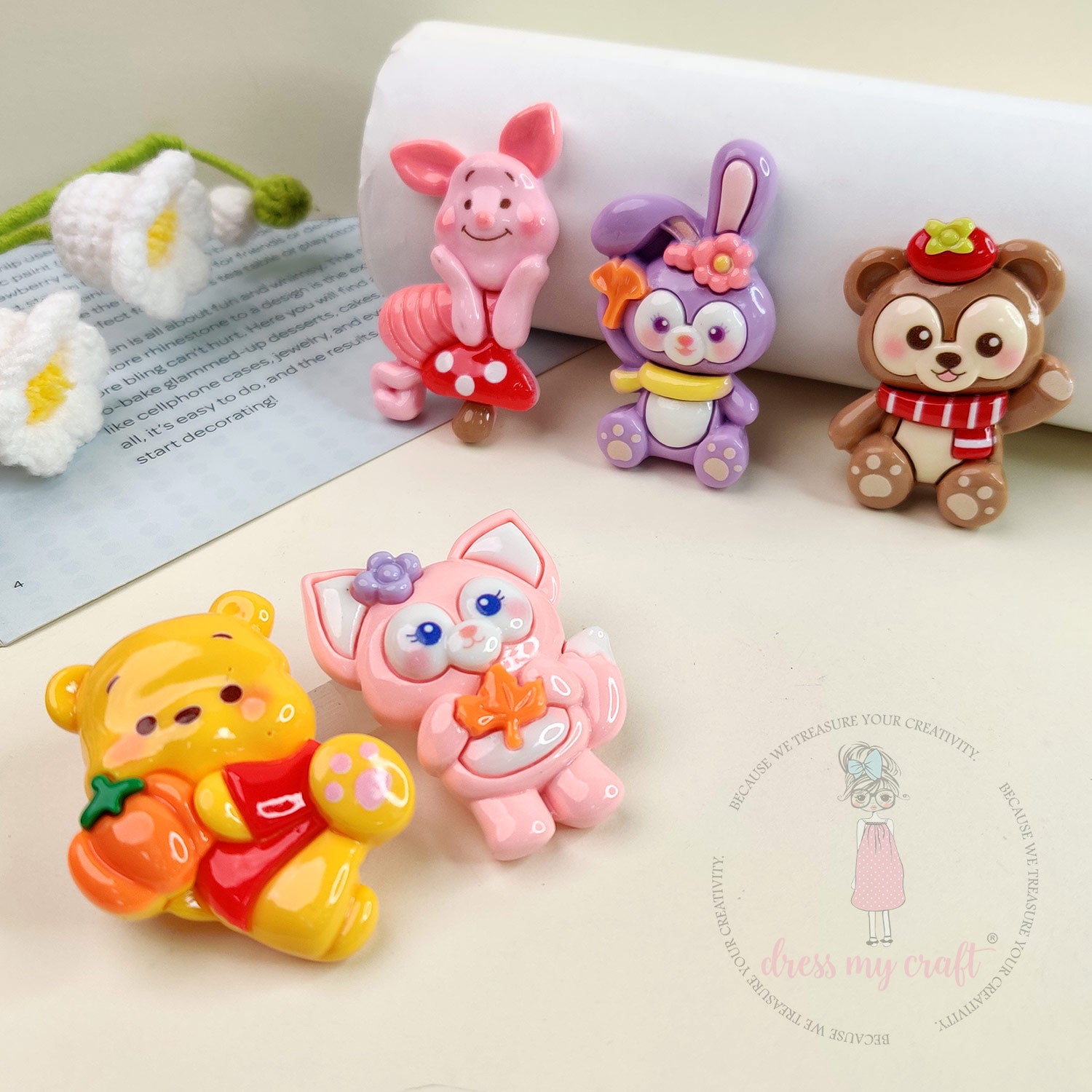 Disney Series Characters Flatback Cabochons