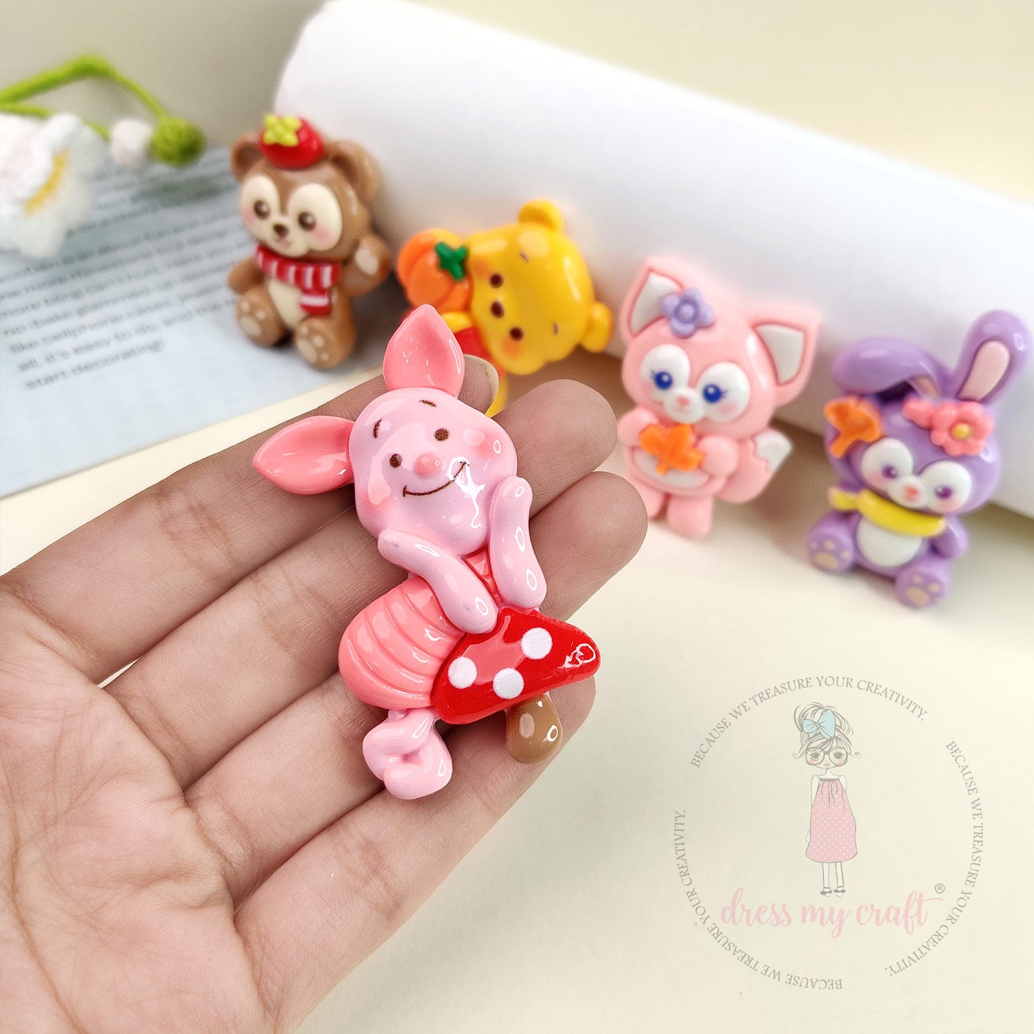 Disney Series Characters Flatback Cabochons