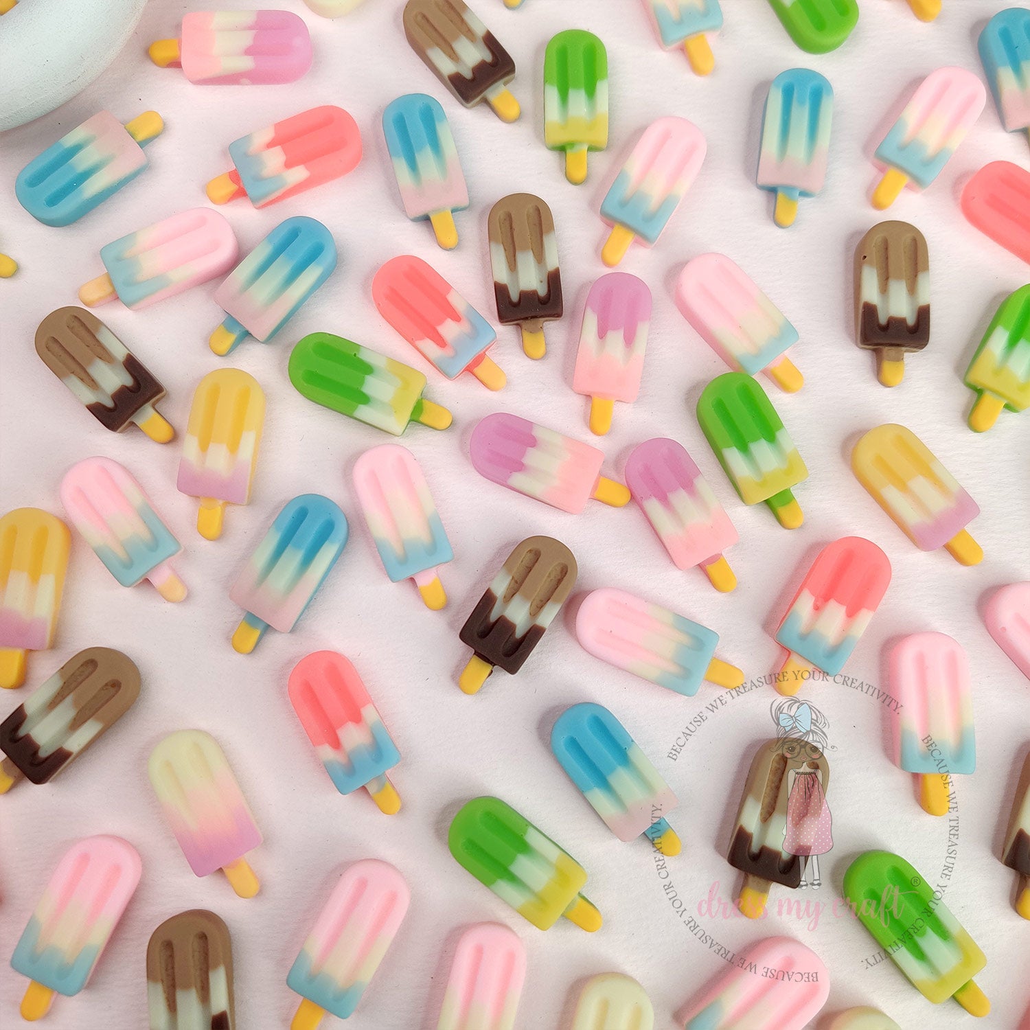 Ice-cream Candy Flatback Cabochons