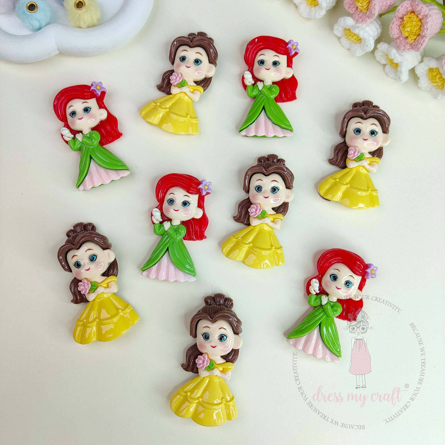 Disney Princess Flatback Cabochons