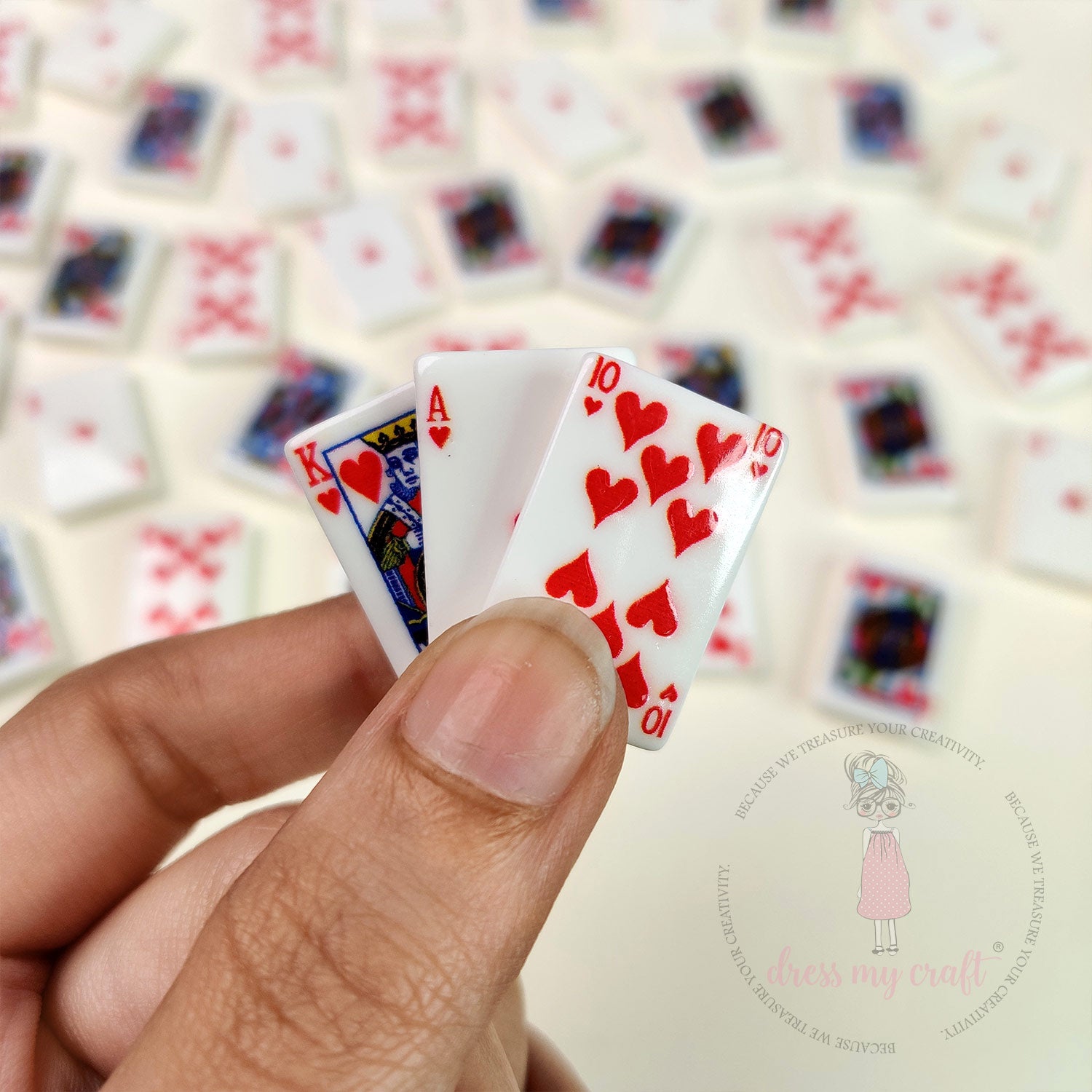 Playing Cards Flatback Cabochons