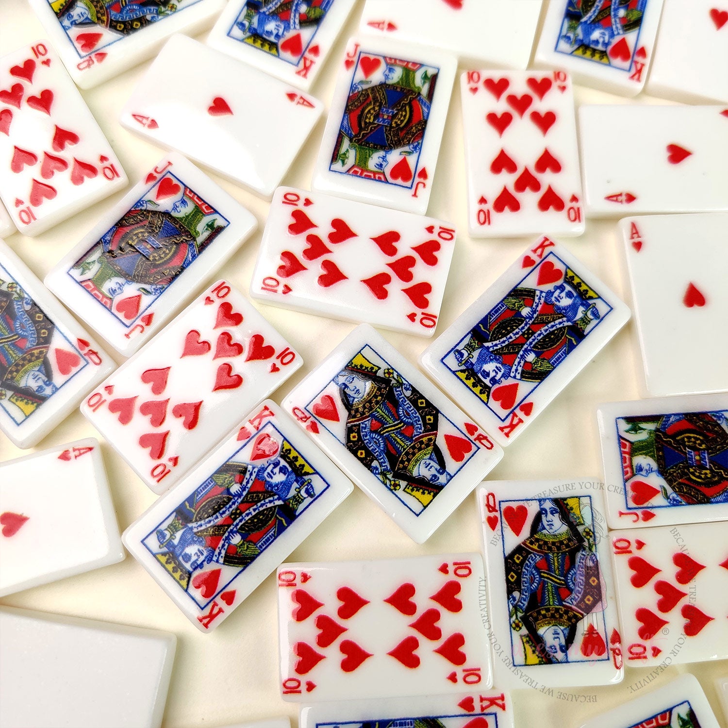 Playing Cards Flatback Cabochons