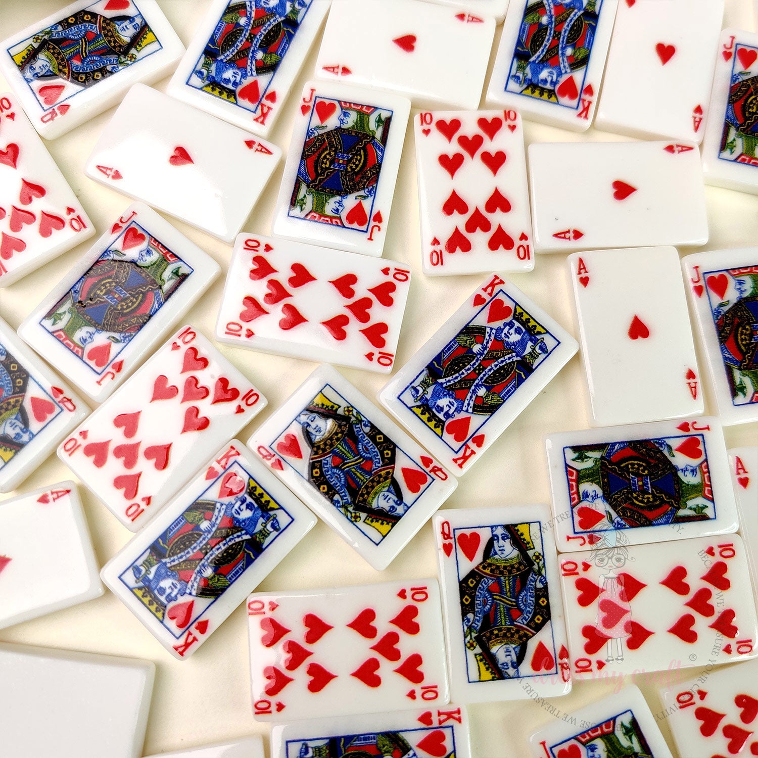 Playing Cards Flatback Cabochons