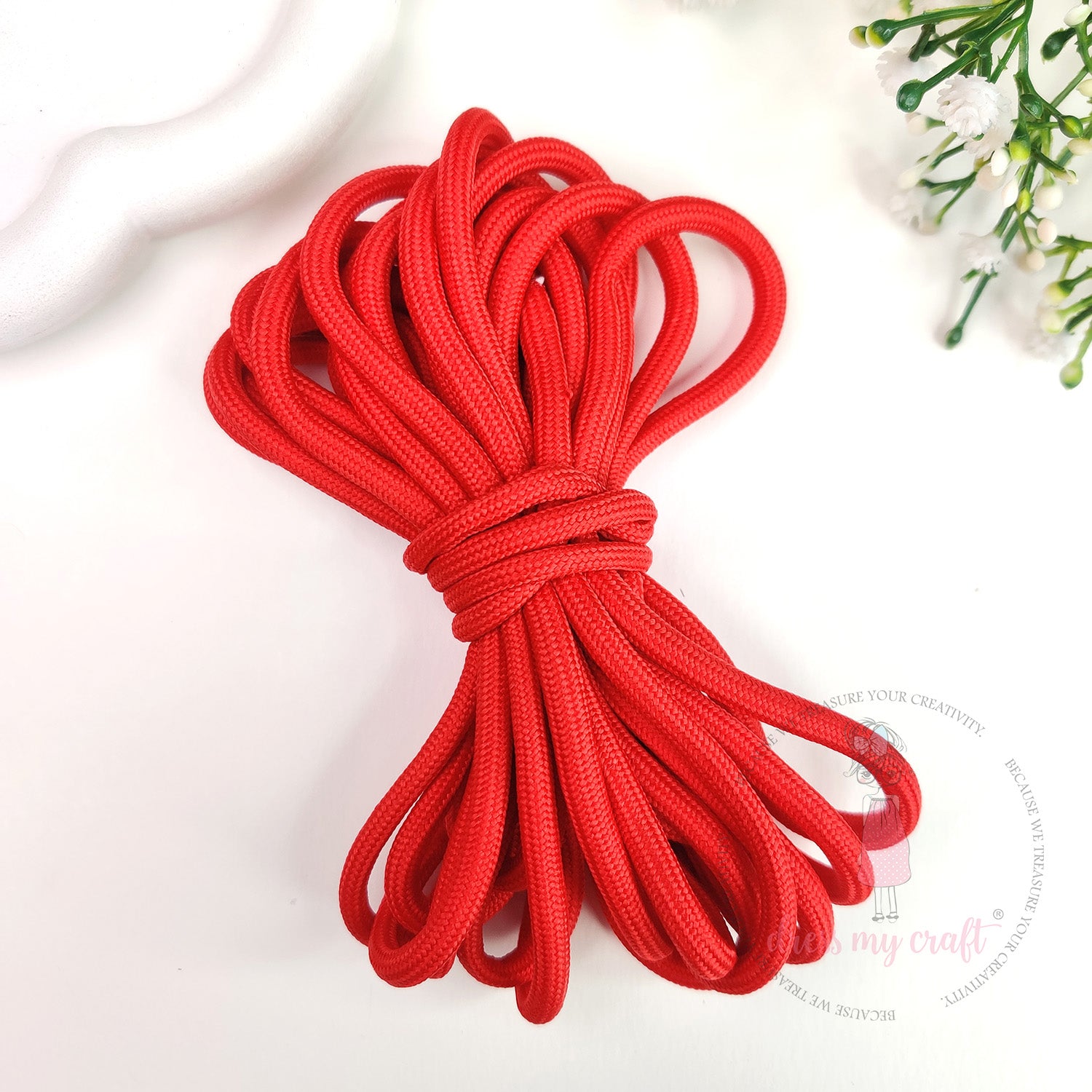 DIY Braided Paracord Rope - Red