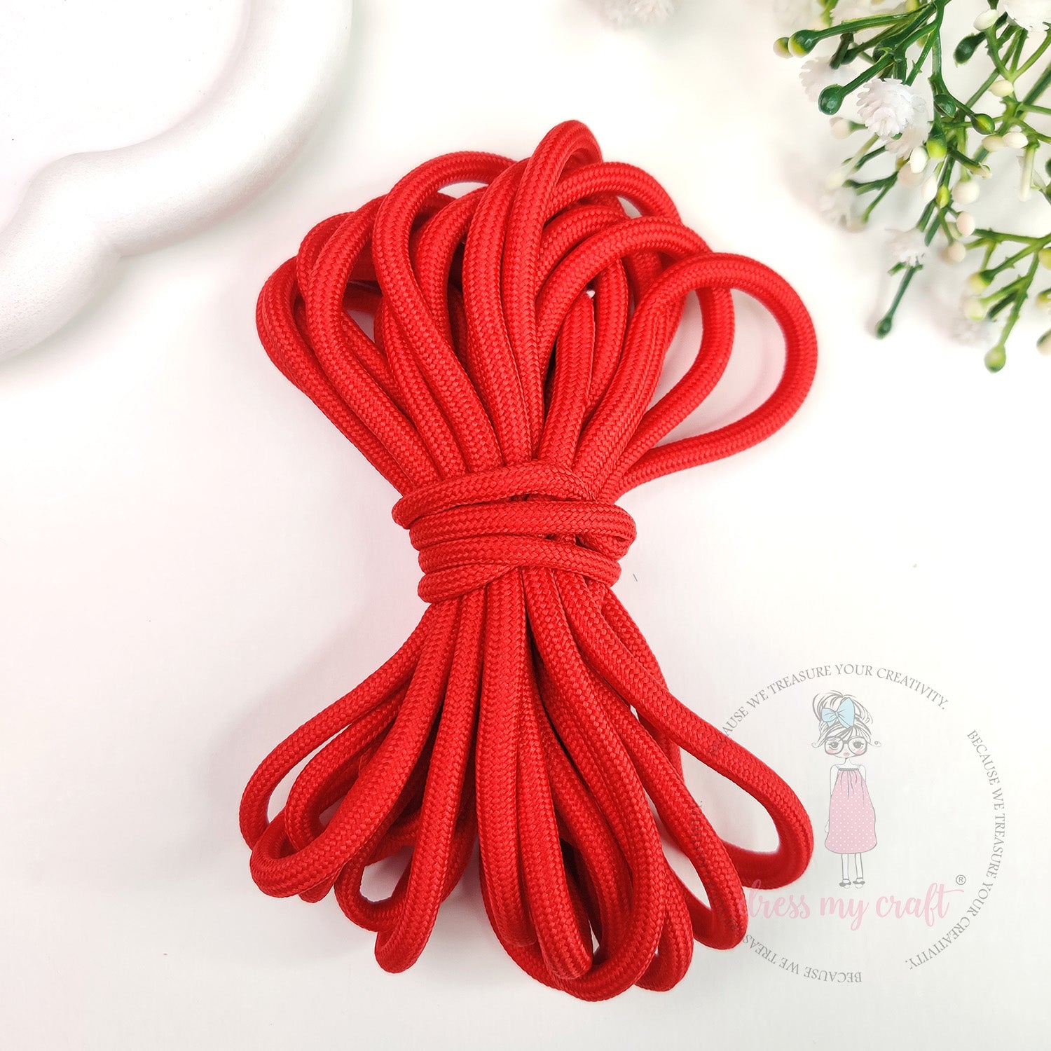 DIY Braided Paracord Rope - Red