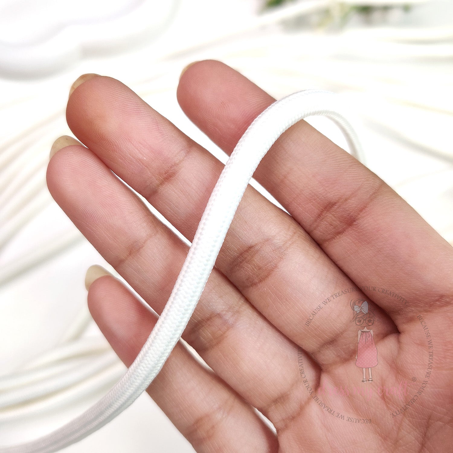 DIY Braided Paracord Rope - Ivory