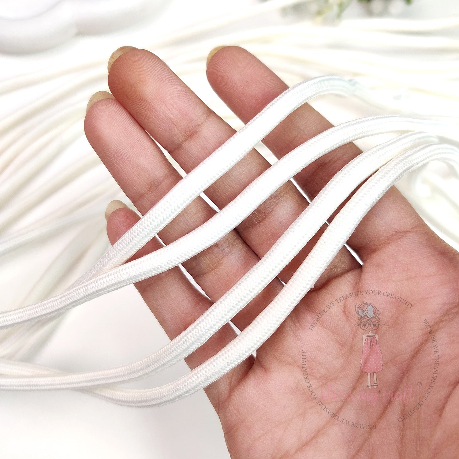 DIY Braided Paracord Rope - Ivory