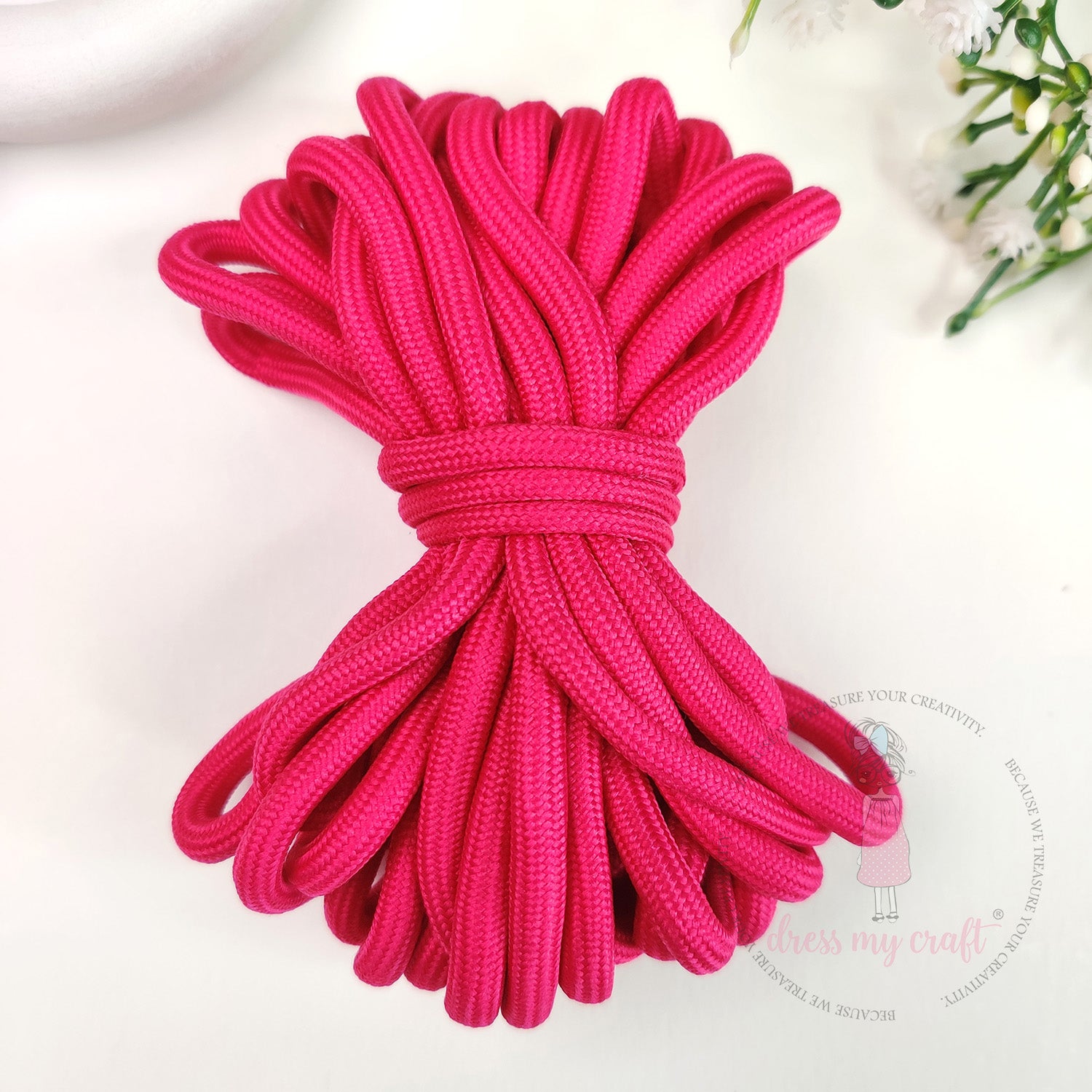 DIY Braided Paracord Rope - Hot Pink