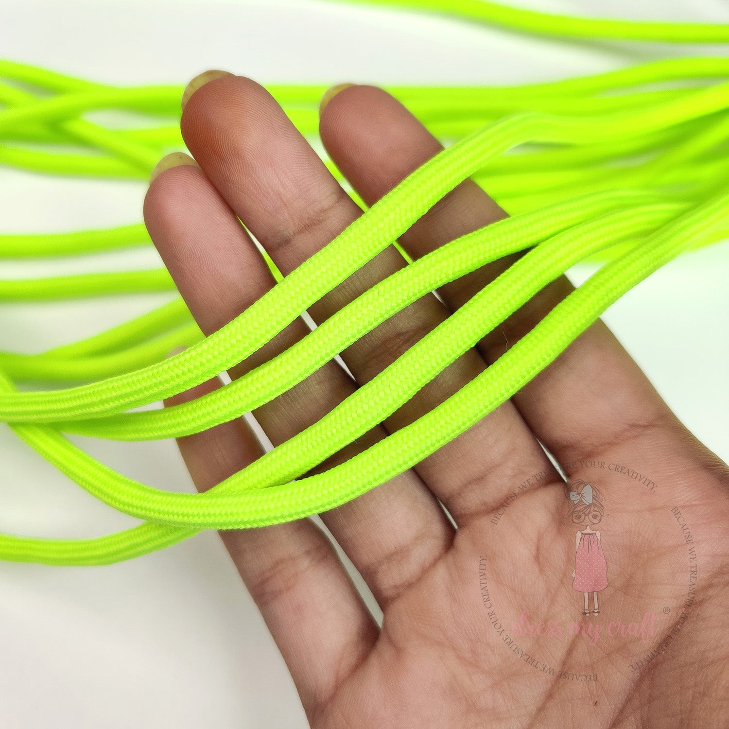 DIY Braided Paracord Rope - Neon Green