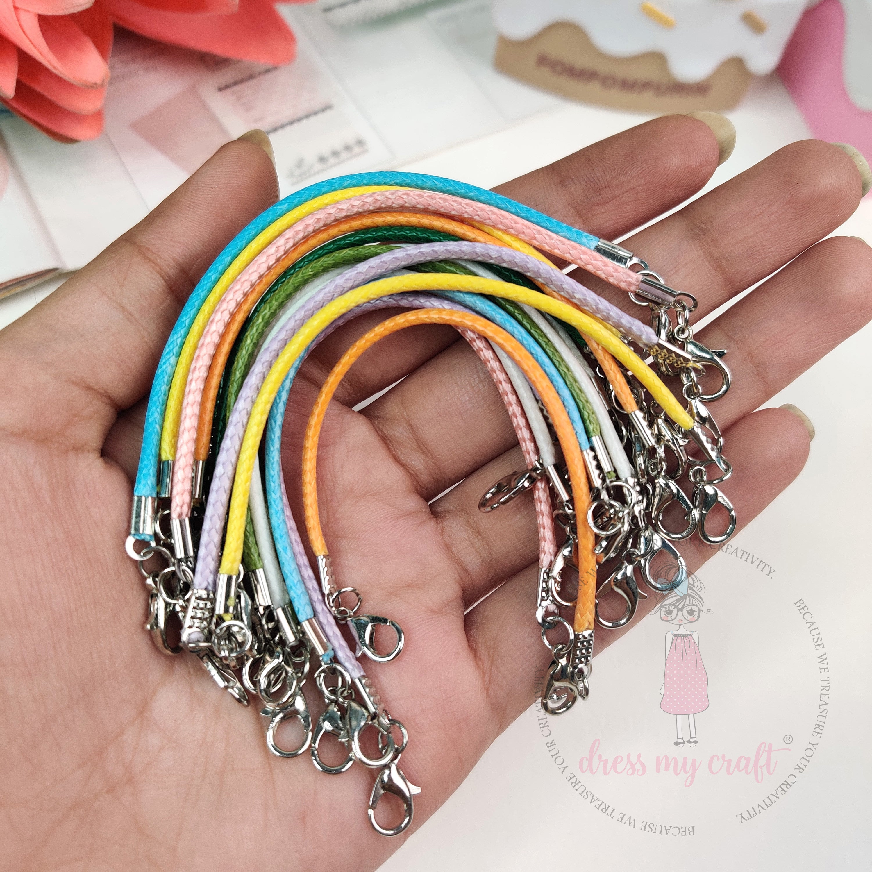 Double Lobster Clasp Rope Strings
