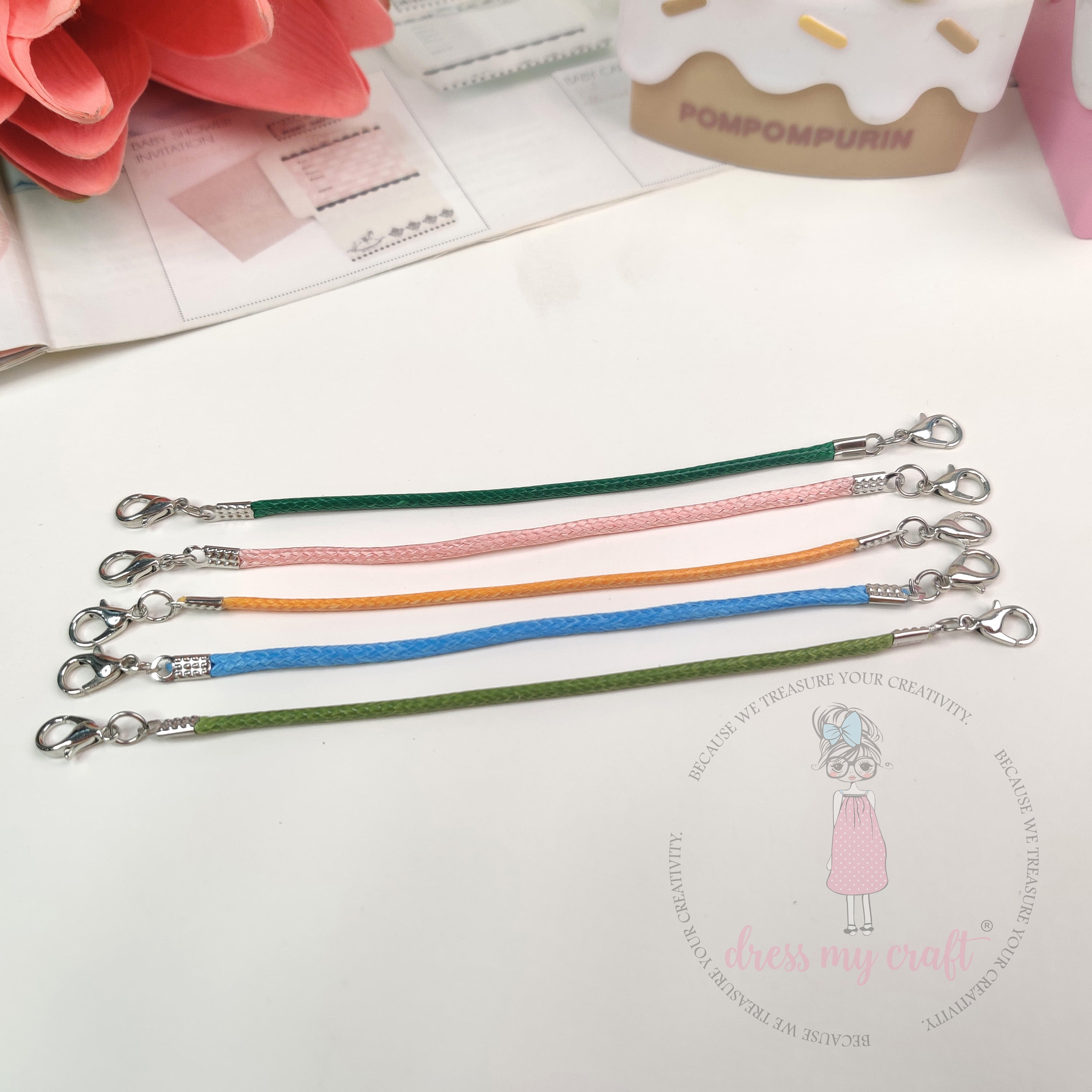 Double Lobster Clasp Rope Strings