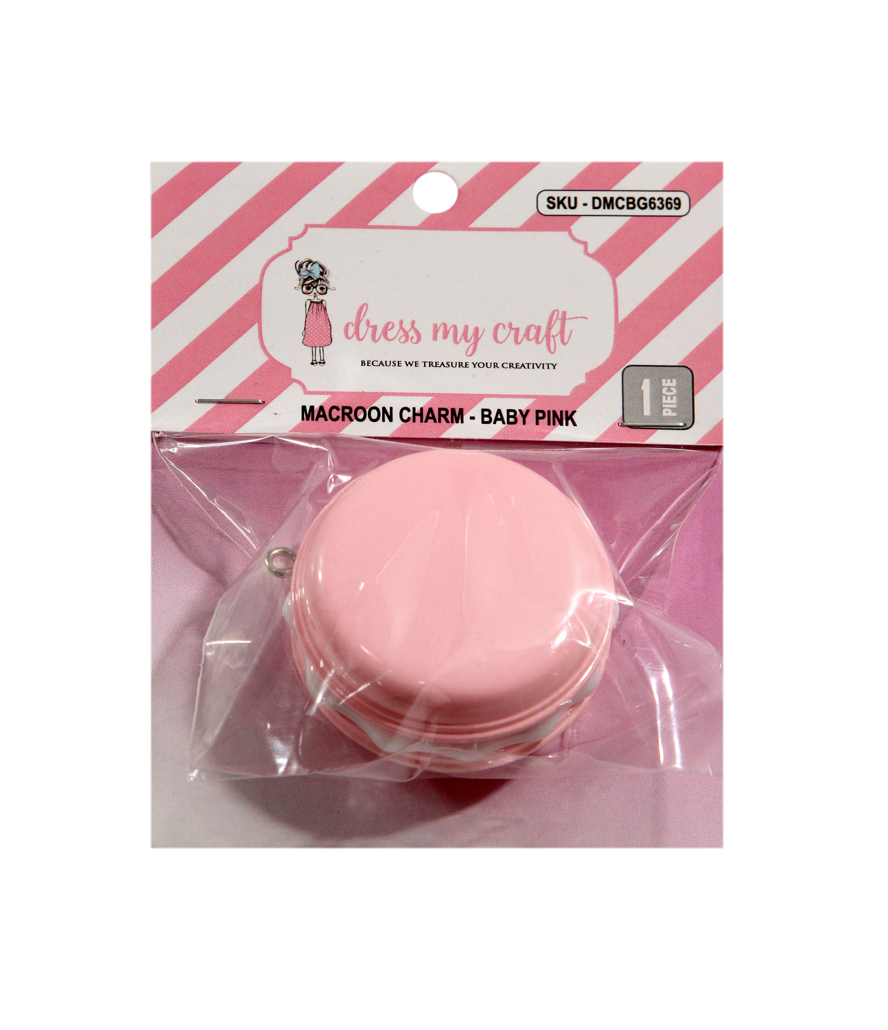Macroon Charm - Baby Pink