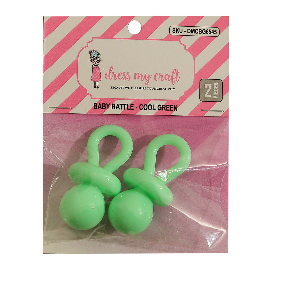 Baby Rattle - Cool Green