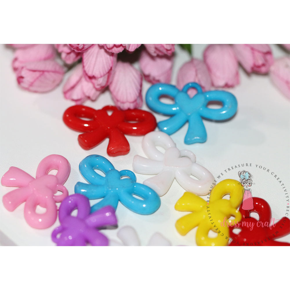 Bows Beads - Assorted Colors
