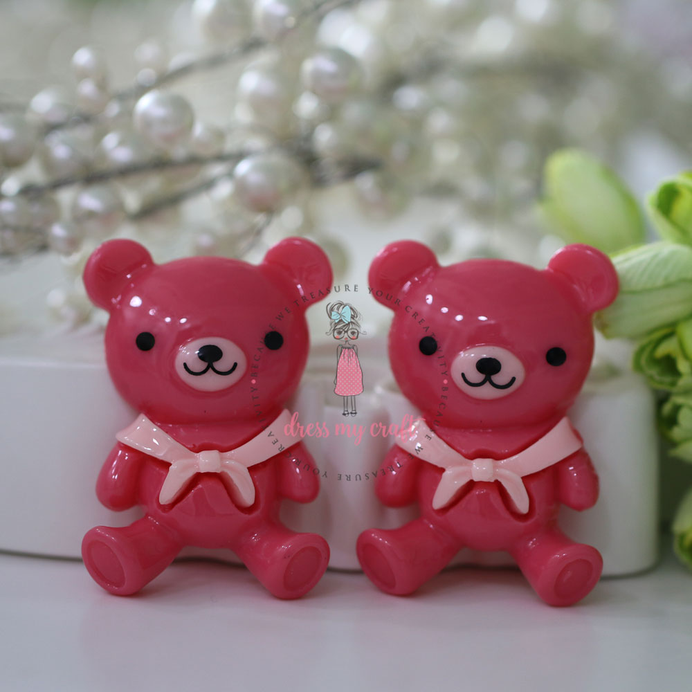 Big Teddy - Bright Pink