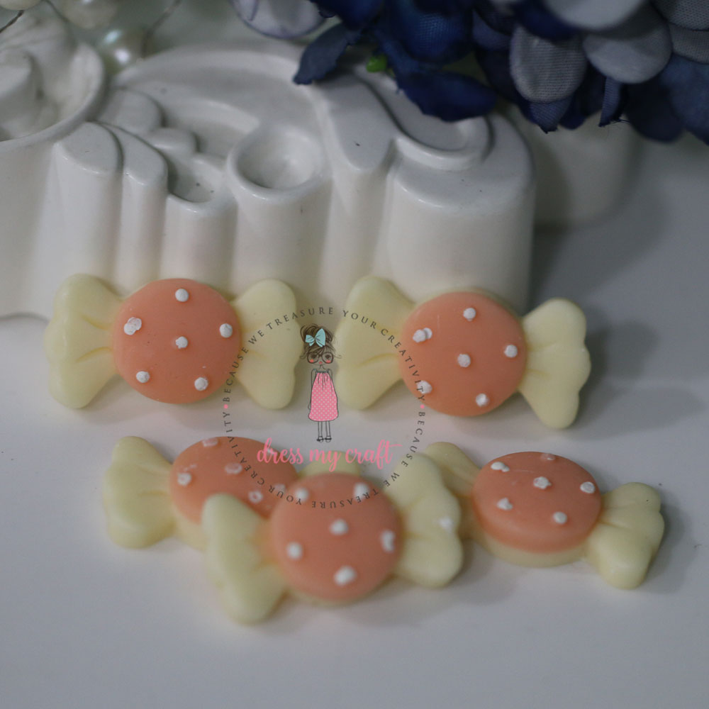 Polka Dot Toffee - Cream & Peach