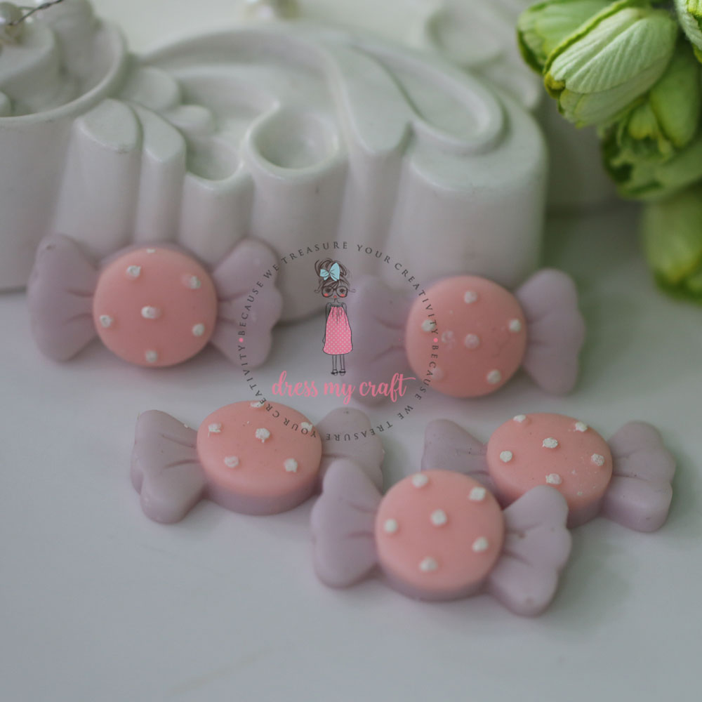 Polka Dot Toffee - Pink & Mauve