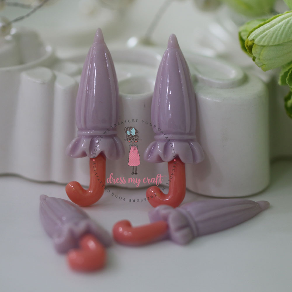 Frilly Umbrella - Mauve