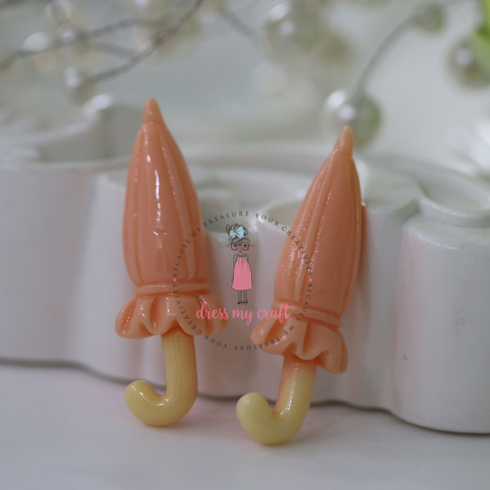 Frilly Umbrella - Peach