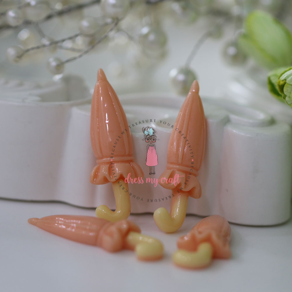 Frilly Umbrella - Peach