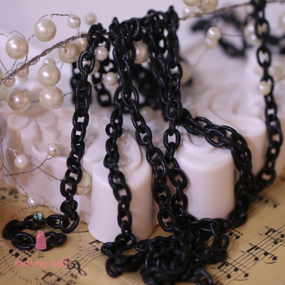 Acrylic Chain - Black