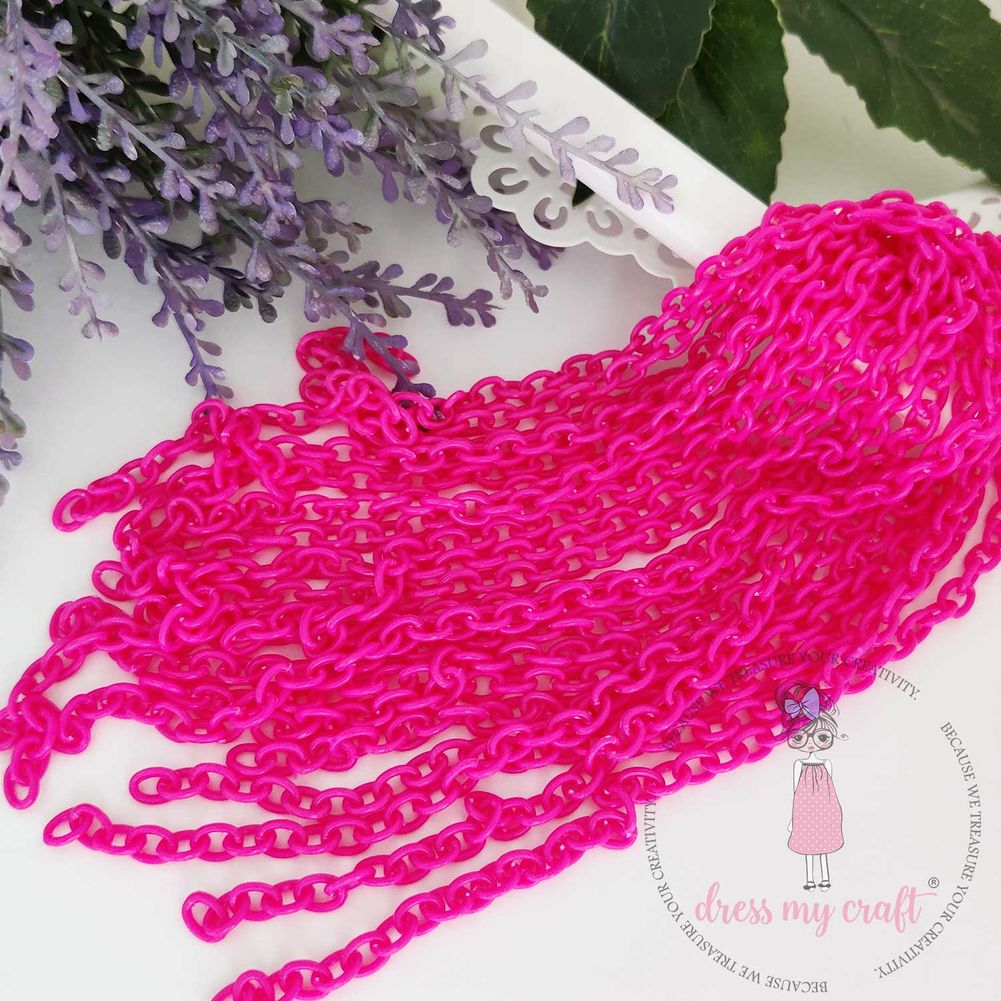 Acrylic Chain #2 - Magenta