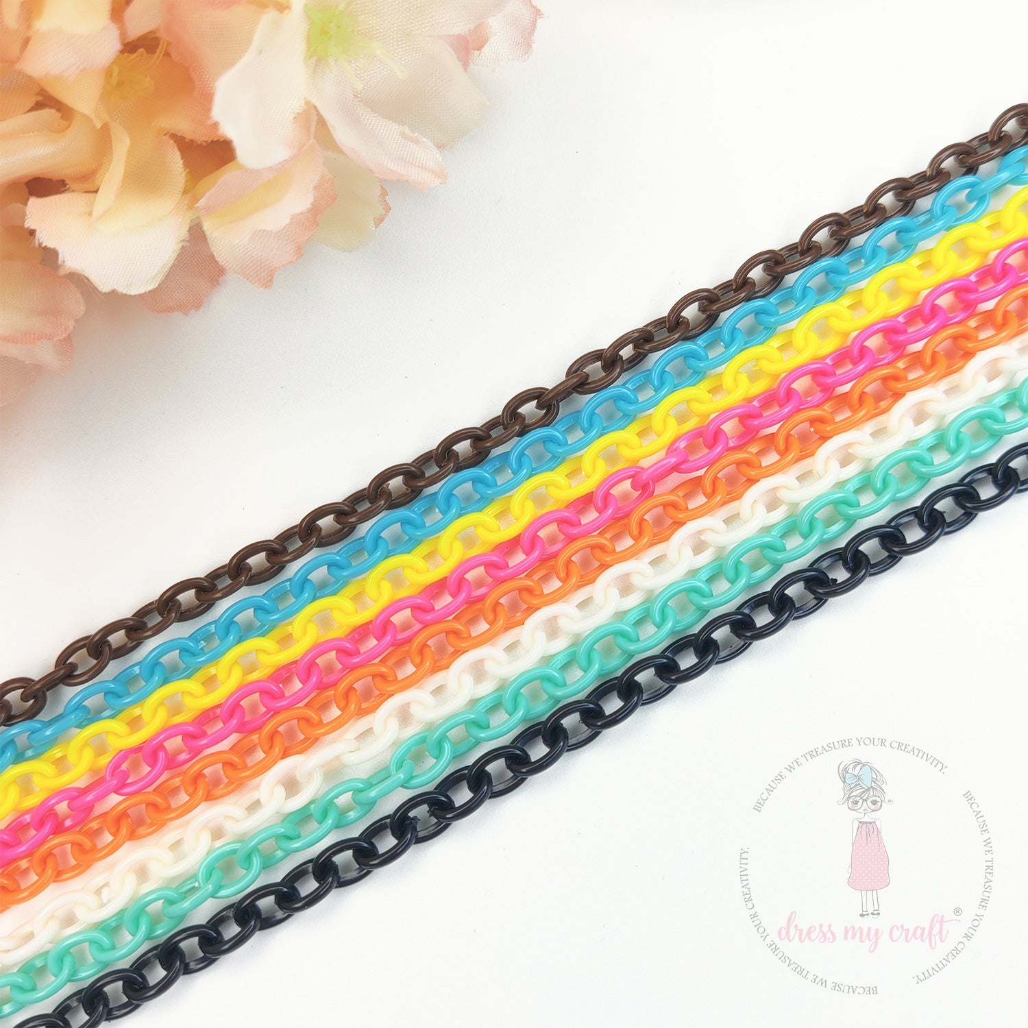 Acrylic Chain #2 - Multi Color Combo