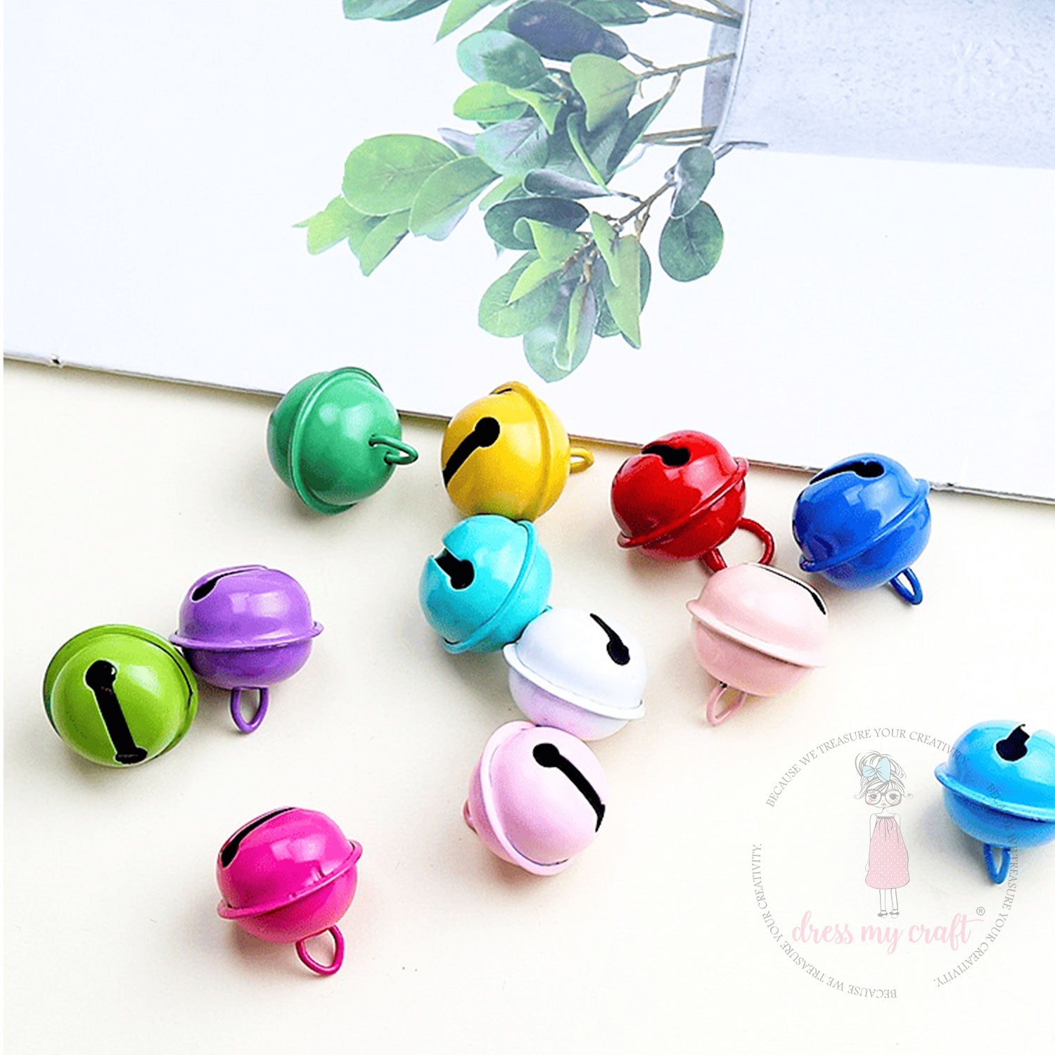 Pastel Kitty Round Bells