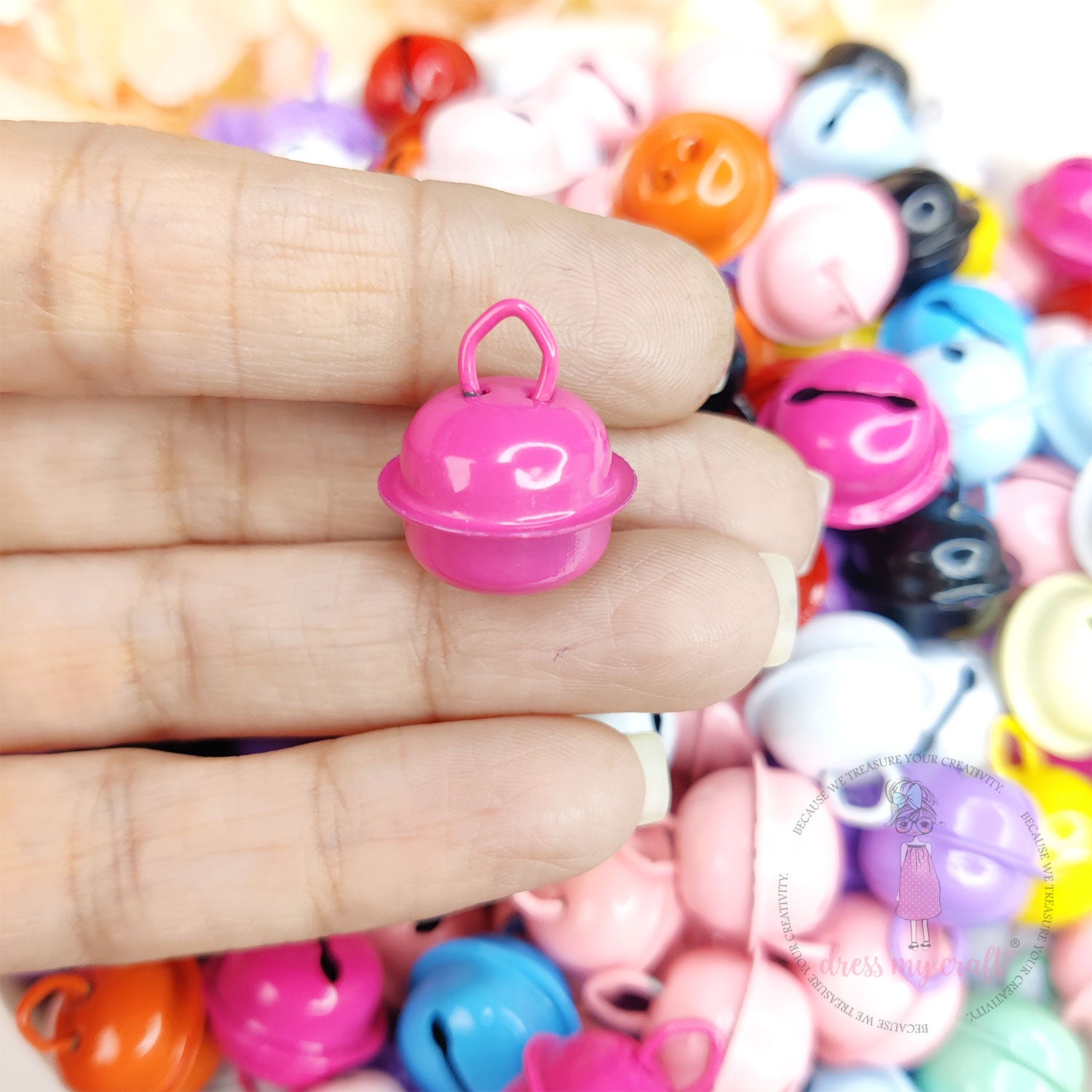 Pastel Kitty Round Bells