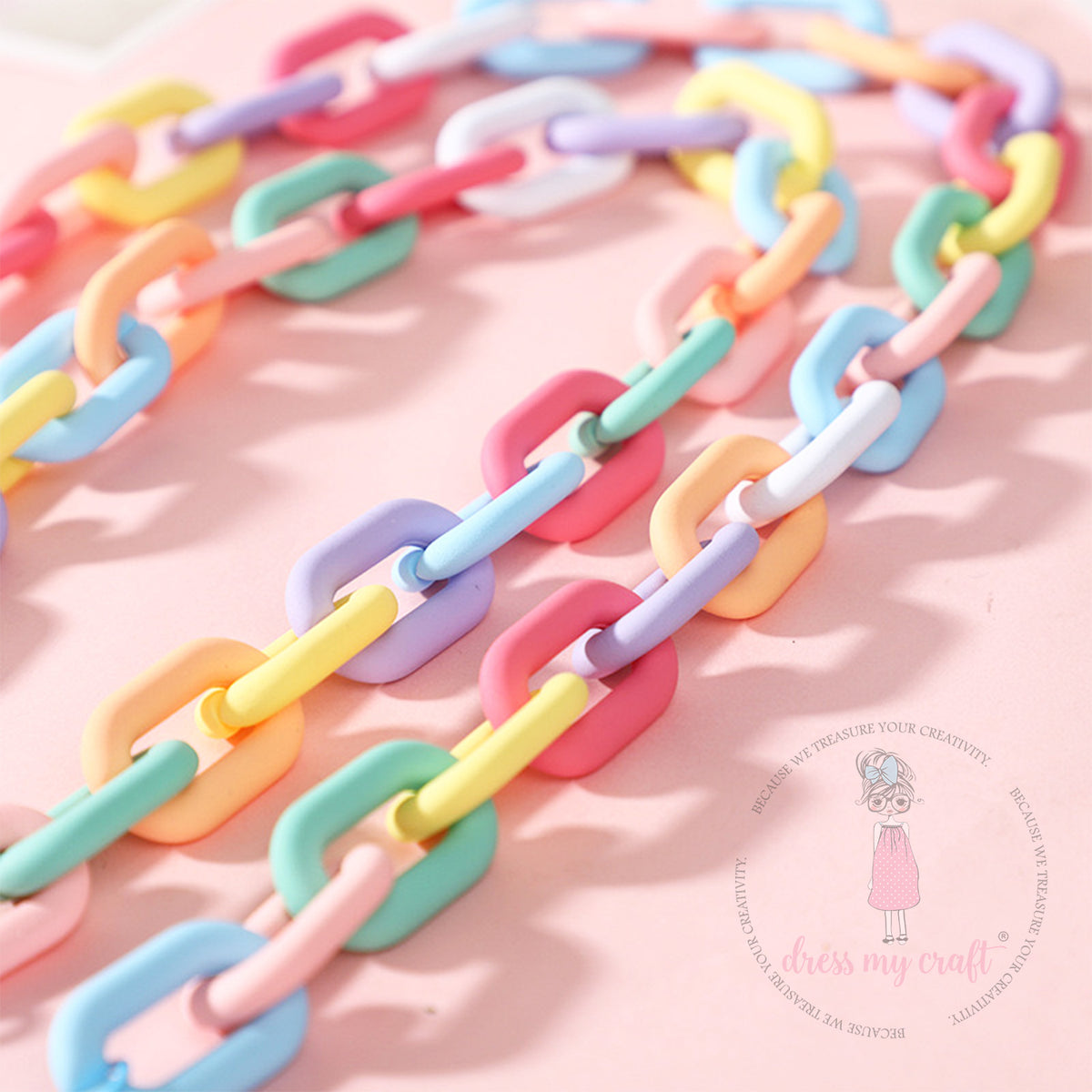 Pastel DIY Chain Loops – CRAFTERS CORNER