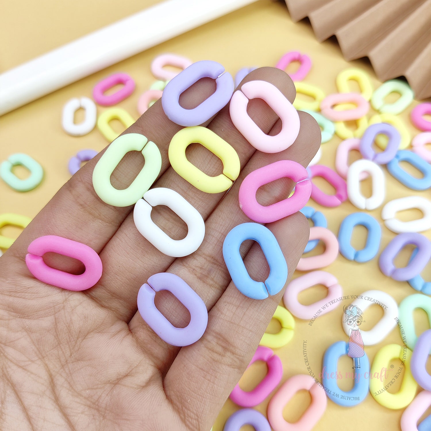 Pastel DIY Chain Loops