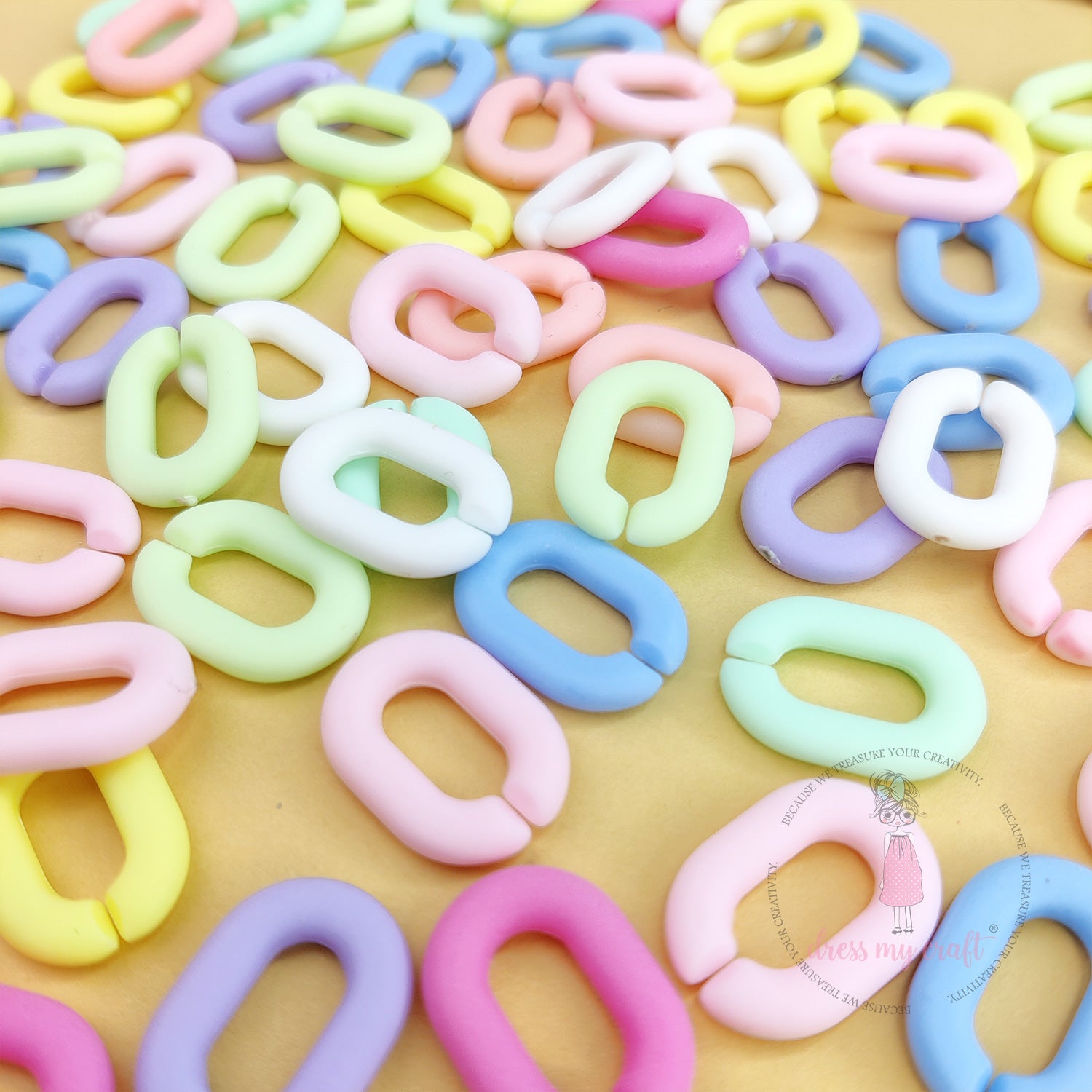 Pastel DIY Chain Loops