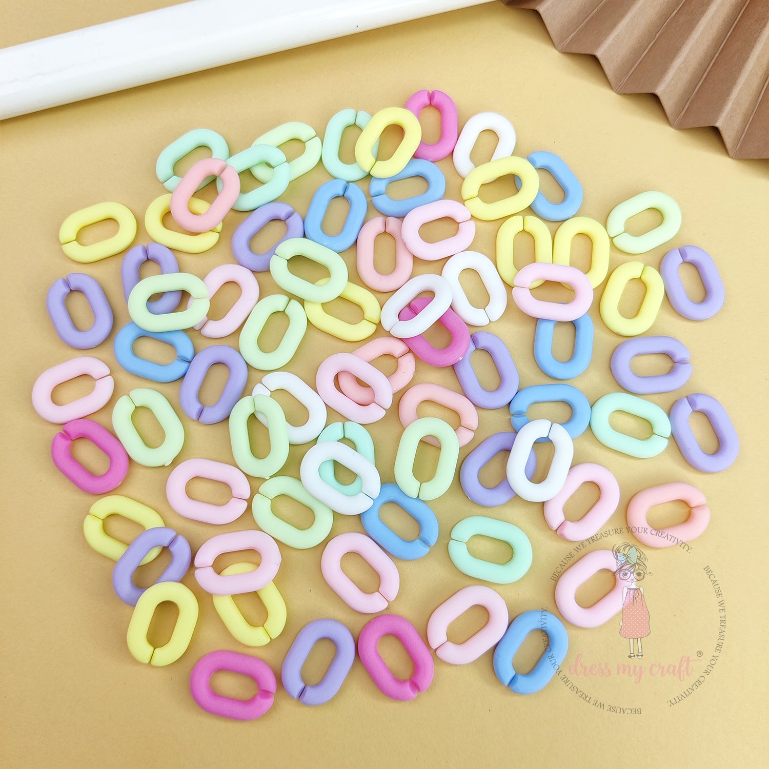 Pastel DIY Chain Loops
