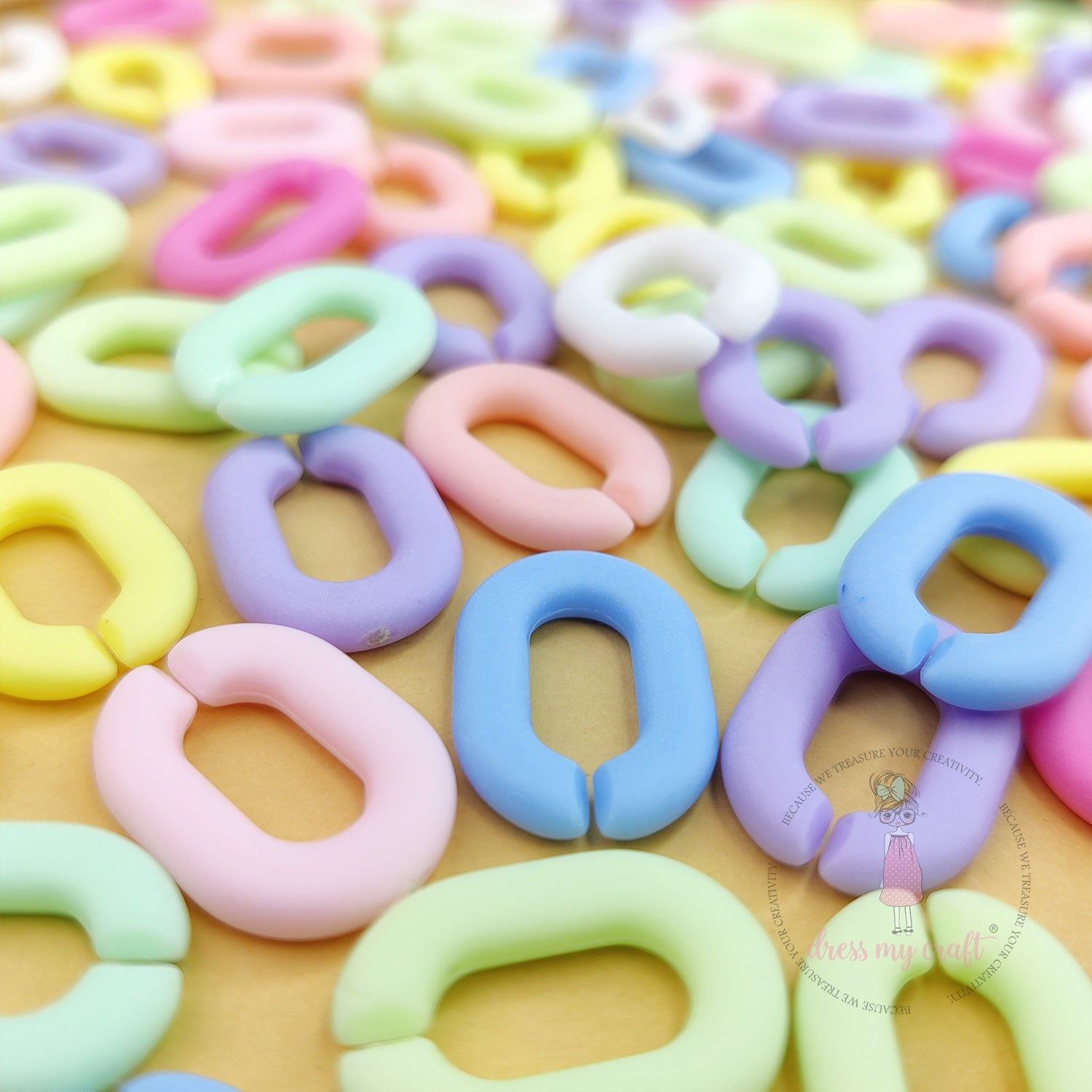 Pastel DIY Chain Loops