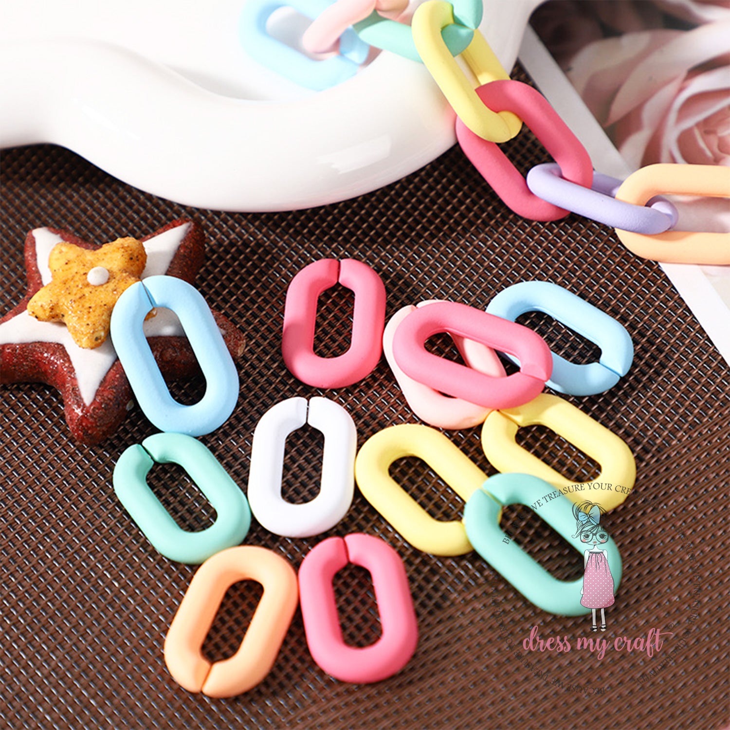 Pastel DIY Chain Loops
