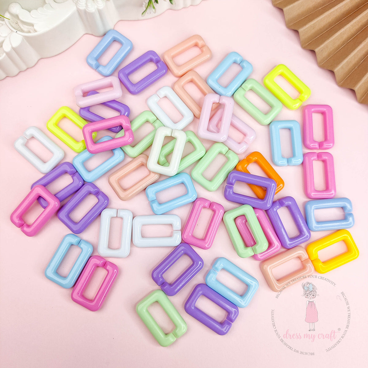 Rectangular DIY Chain Loops – CRAFTERS CORNER