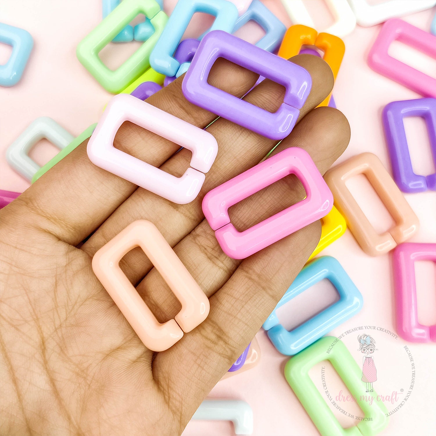 Rectangular DIY Chain Loops