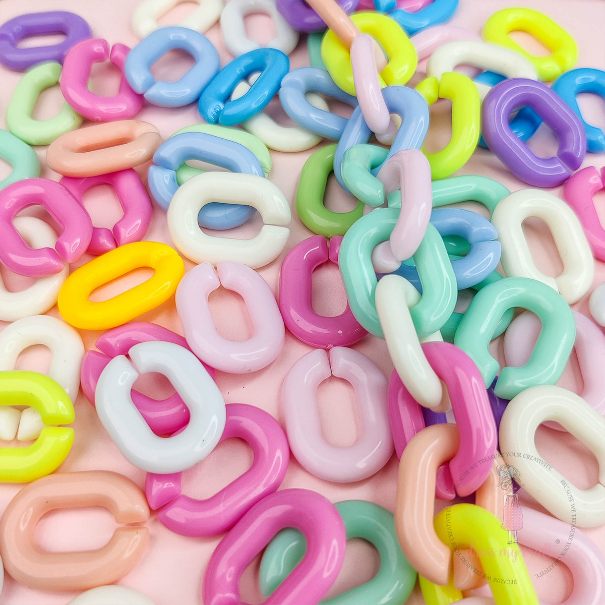 Large Chain Loop Oval DIY Chain Loops - Large – CRAFTERS CORNER