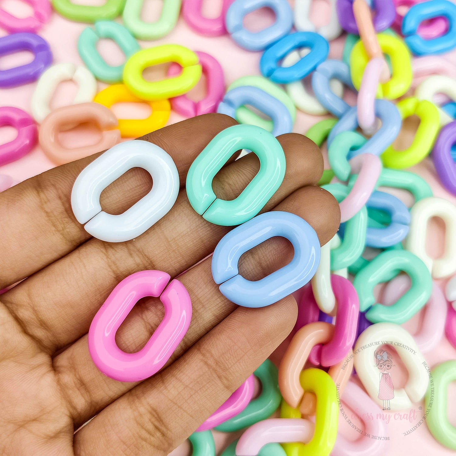 Oval DIY Chain Loops - Large