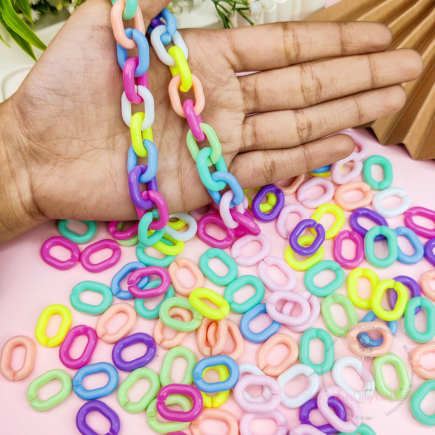 Oval DIY Chain Loops - Small