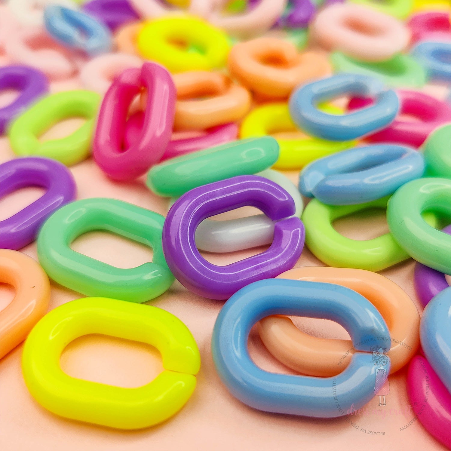 Oval DIY Chain Loops - Small