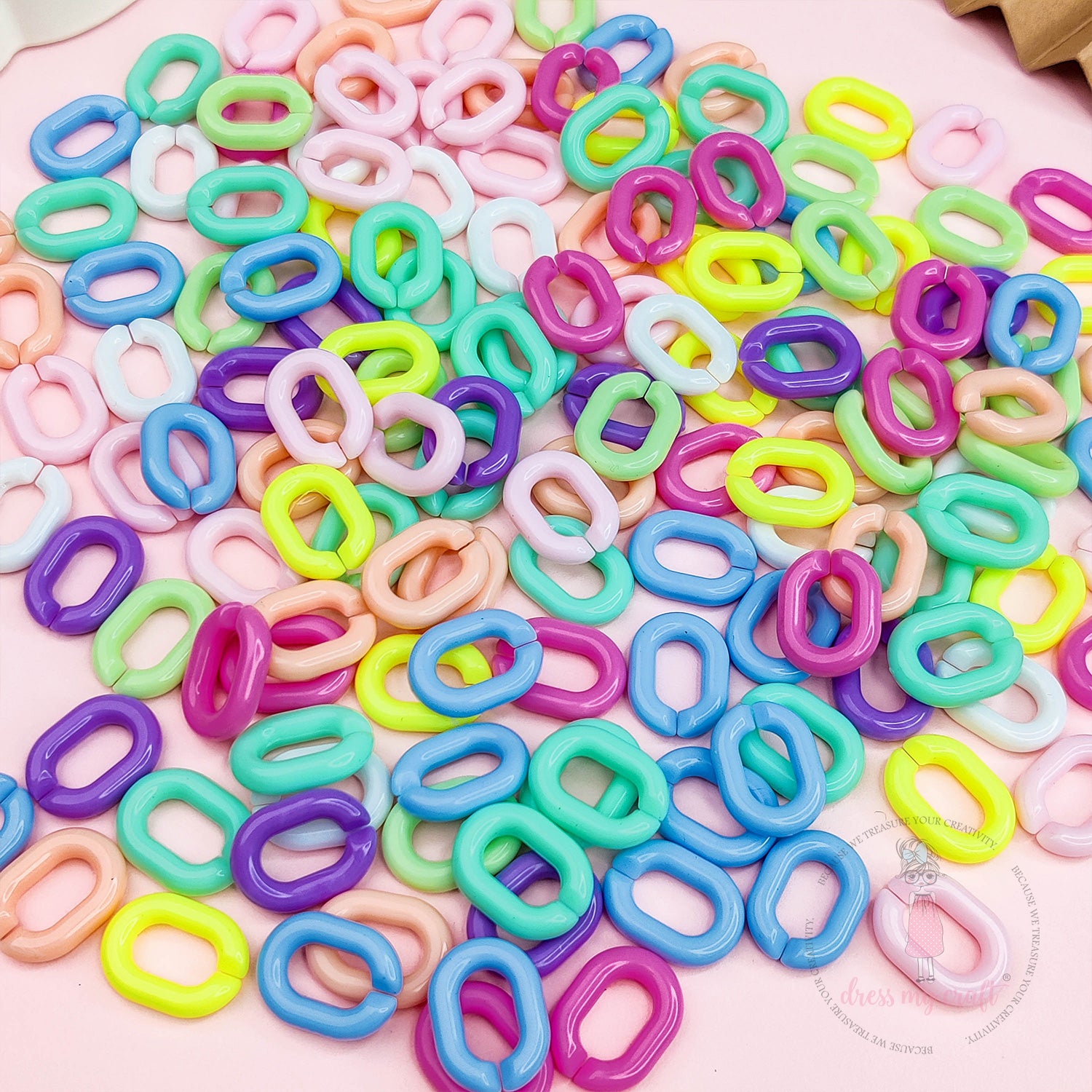Oval DIY Chain Loops - Small