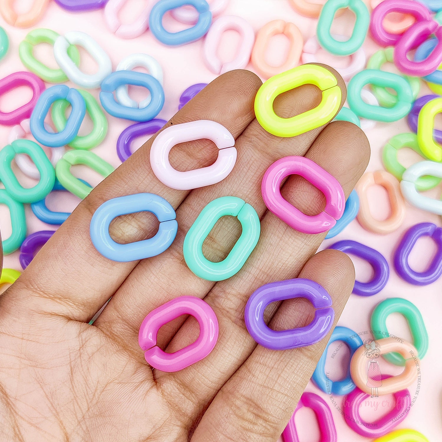 Oval DIY Chain Loops - Small